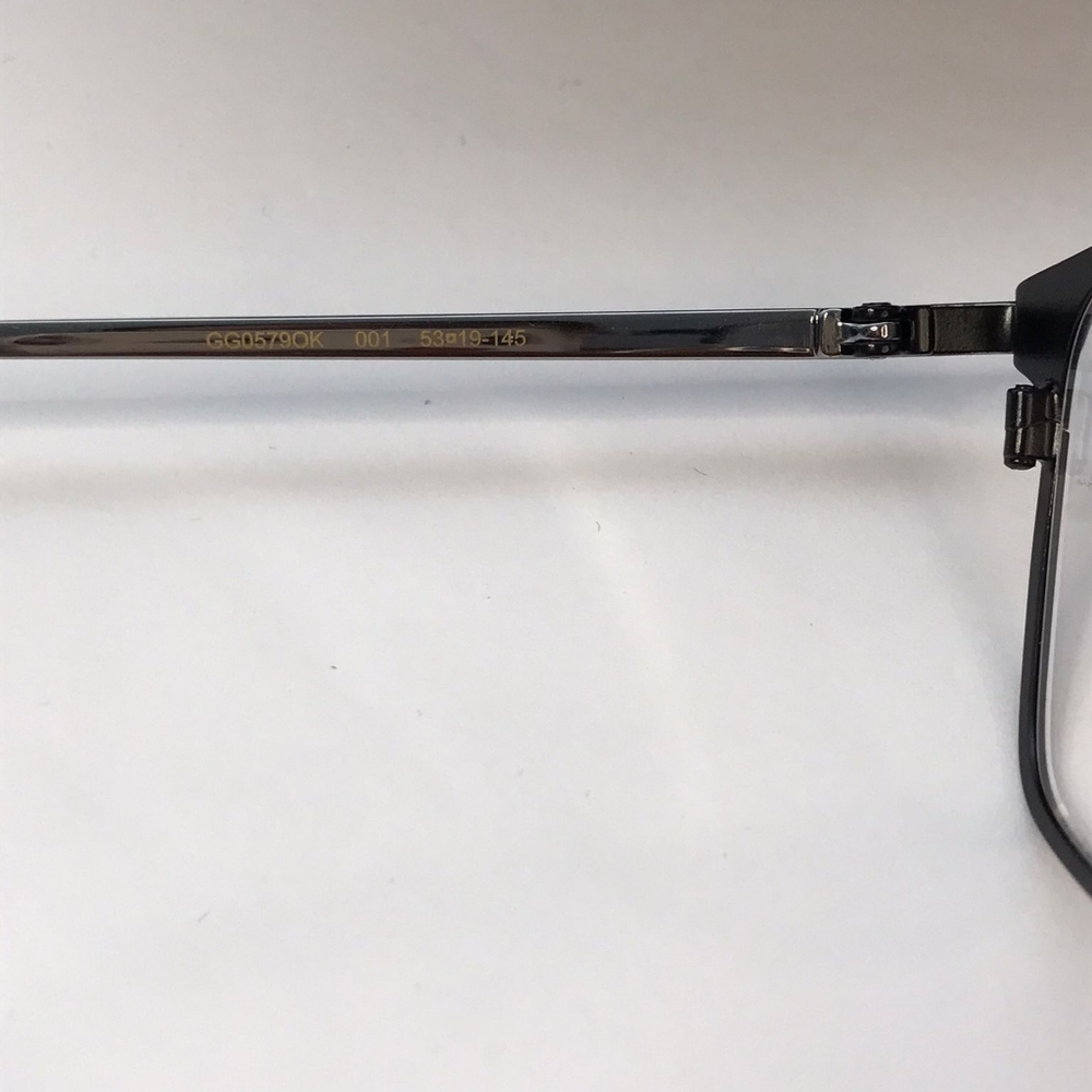 Original Gucci Demo Rectangular Men's Eyeglasses … - image 7